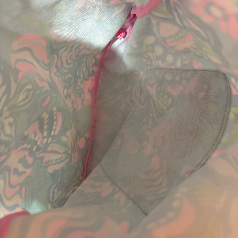 Lilly Pulitzer Drawstring Backpack EUC - image 4